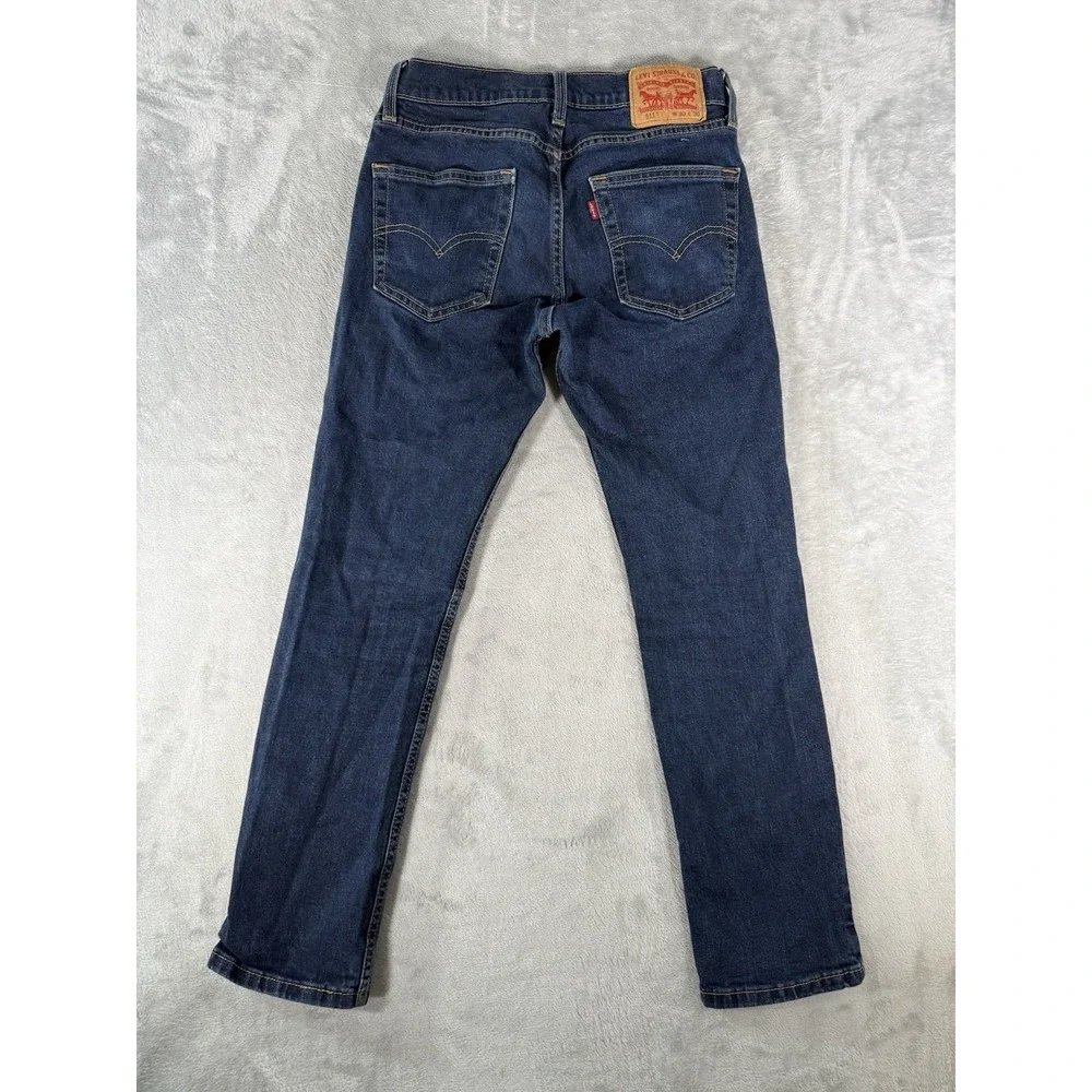 Levis‎ 511 Jeans Mens 30x30 Blue Denim Slim Fit Casual